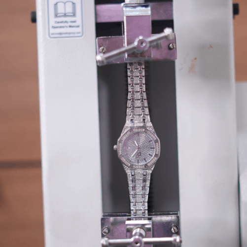 Force testing of watch components and attachments